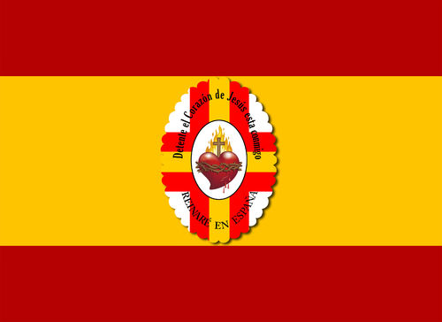 Colgadura bandera España detente